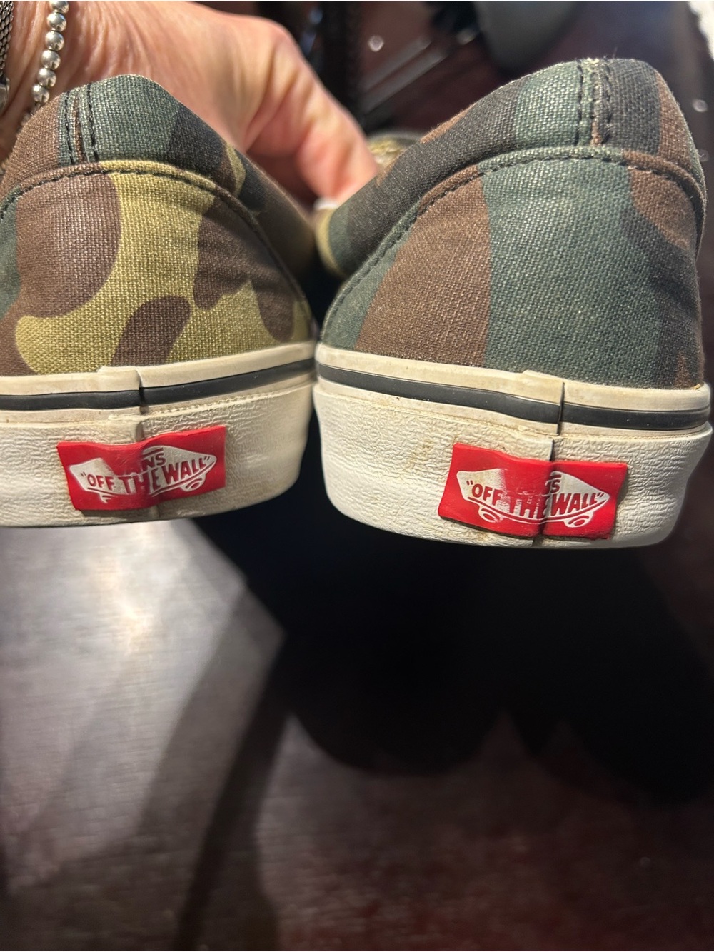 Men’s Vans Classic Slip-Ons in Camouflage - Picture 3 of 9